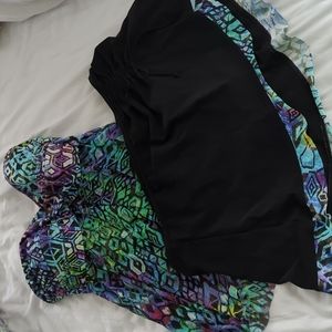 Beautiful tankini with skirt bottoms! 💚